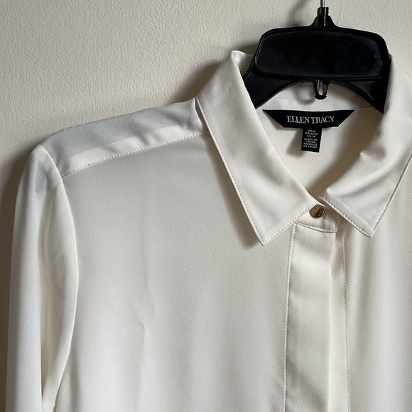 ELLEN TRACY • M • Cream - Picture 2 of 8